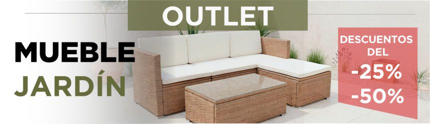 Outlet Mueble de jardín precios increibles hasa fin de existencias