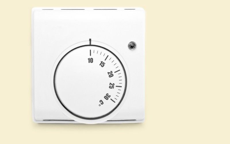 Controla la temperatura con el termostato