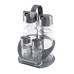 Aceitera Acero Inox. 4 Pz. Sabor Monix