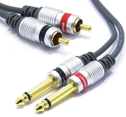 Adaptador Audio 2h Rca A Jack 6