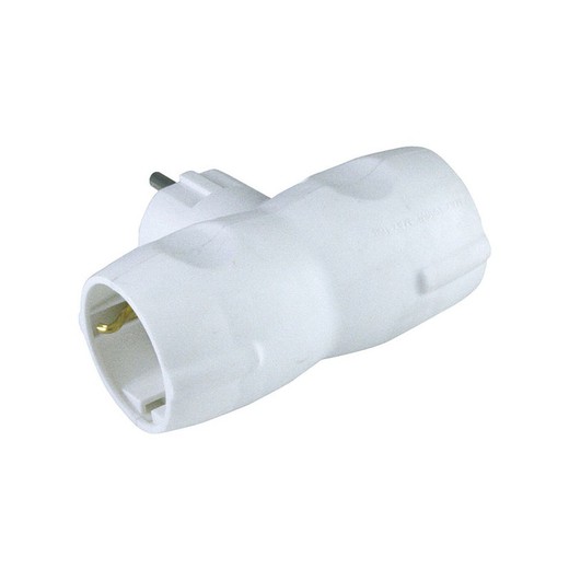 Adaptador Doble Schuko 16A 250V