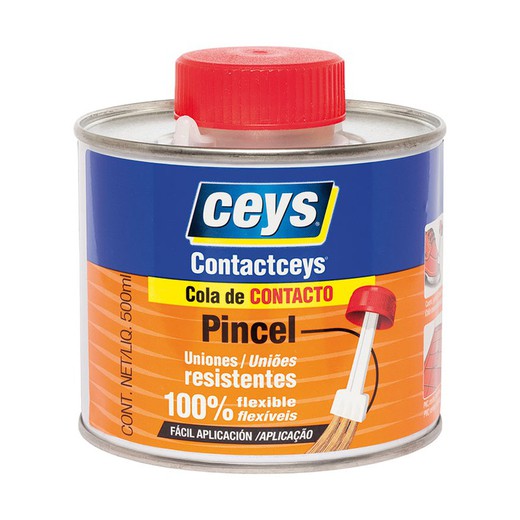 Adhesivo Contacceys C/ Pincel 500 Ml.