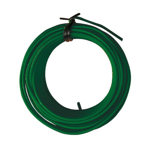 Alambre Hº.Plast.Verde Rollo 10m.