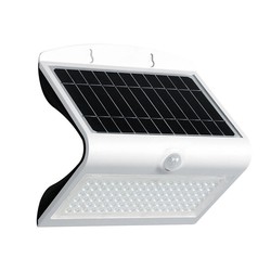 Aplique Solar Led 8W 6000K Ip65 Blanco