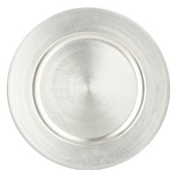 Bajo Plato Pp 33 Cm. Plata