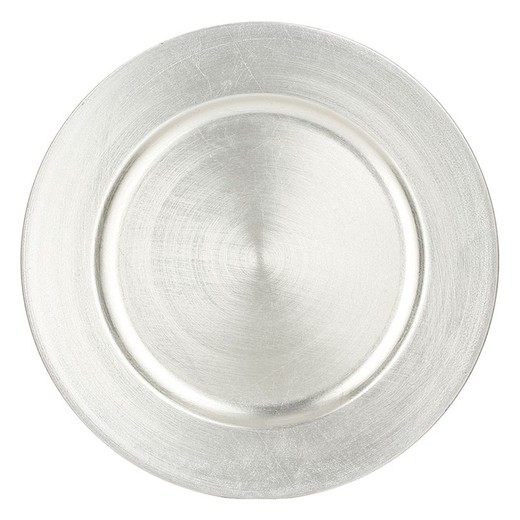 Bajo Plato Pp 33 Cm. Plata