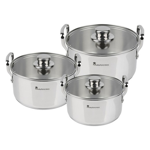 Bateria Cocina 6 Piezas Inox Cookware Smart