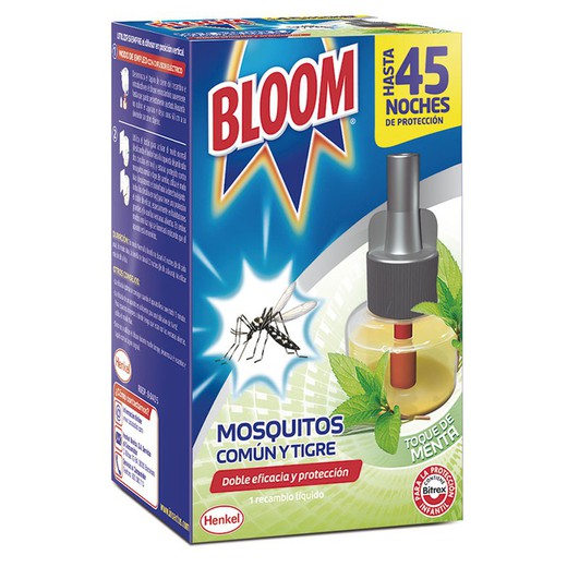 Bloom Mosquit.Elec.Liq.Recam Menta 1 Ud.