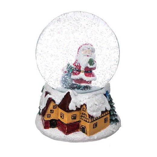 Bola Nieve Musical Sta Claus 10xh.14 Cm.