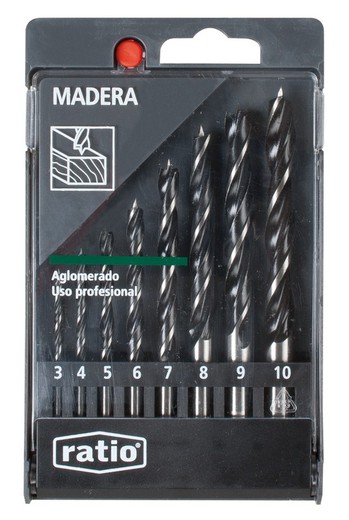 Brocas Para Madera Juego 8 Unidades Ratio