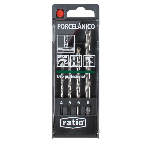 Brocas Para Porcelanico Juego 4 Unidades Ratio