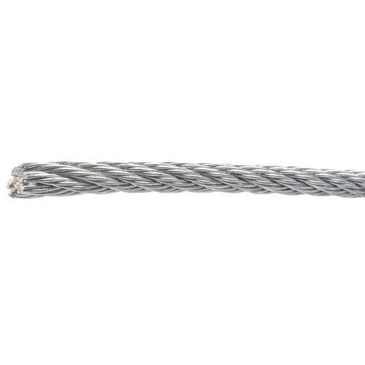 Cable Acero Galv.6x19+1 6mmx100m