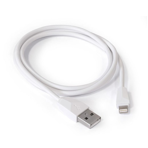 Cable Conexion Usb - Lighting 1m. Blanco