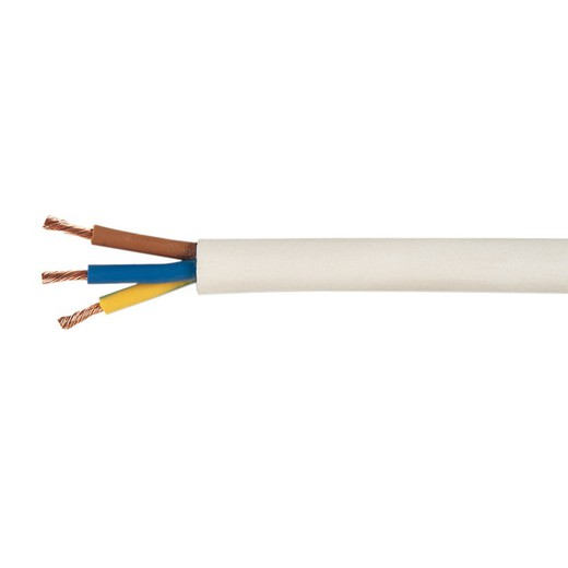Cable Elect.Manguera Bl.3x1 100m.