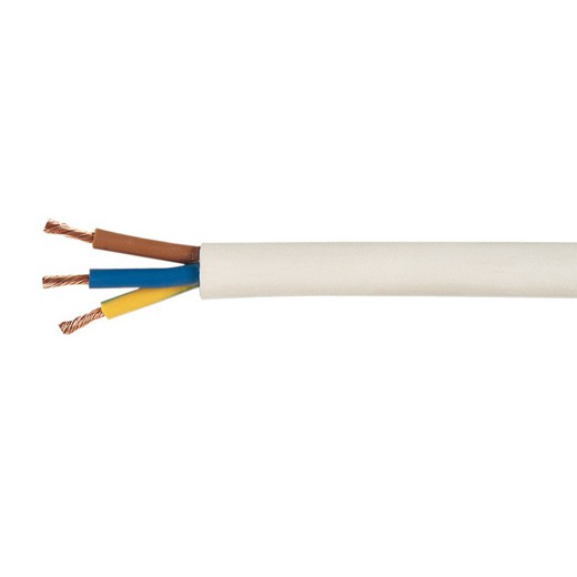 Cable Elect.Manguera Bl.3x1,5 100m.