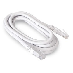 Cable Ethernet Macho Rj45 / Rj45 Bco. 2m