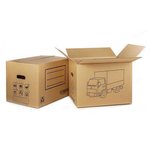 Caja Carton Mudanza Extra 50x35x35 5unidades