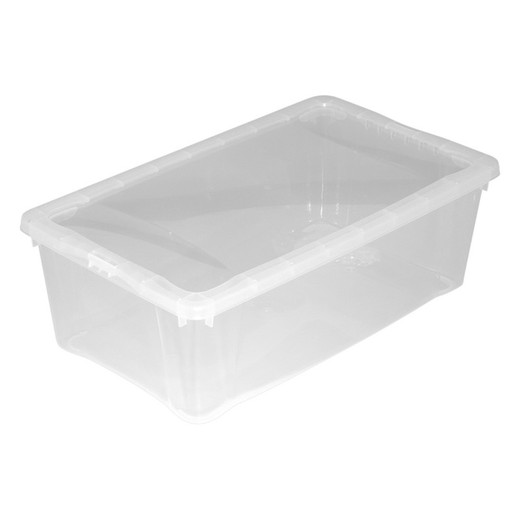 Caja  Multiusos 5l 33x20xh.11cm Transparente