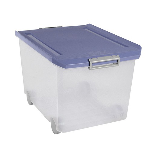 Caja Multiusos 60l.C/Ruedas Azul