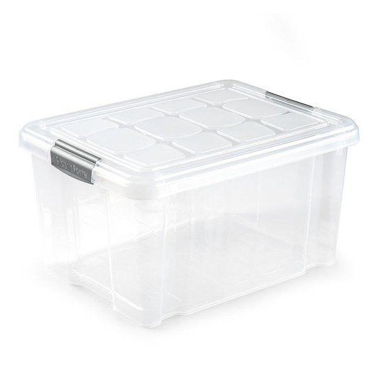 Caja Plast. 16l. Plata 40x30x21 Cm.