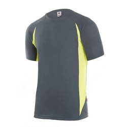 Camiseta Tecnica Rc-1 Gris/Amarill. T/L