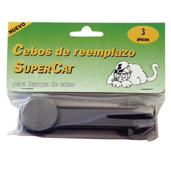 Cebo Trampa Ratas Supercat 3 Uds.