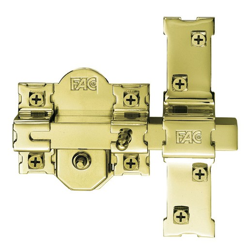 Cerrojo Puerta 301rp/80 50mm Dorado