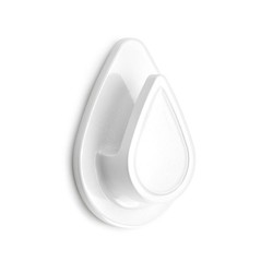 Colgador Adh. Res. Agua.Got. 1unidades  Blanco