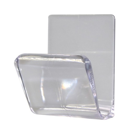 Colgador Adhesivo .Plastico Transparente 1unidades