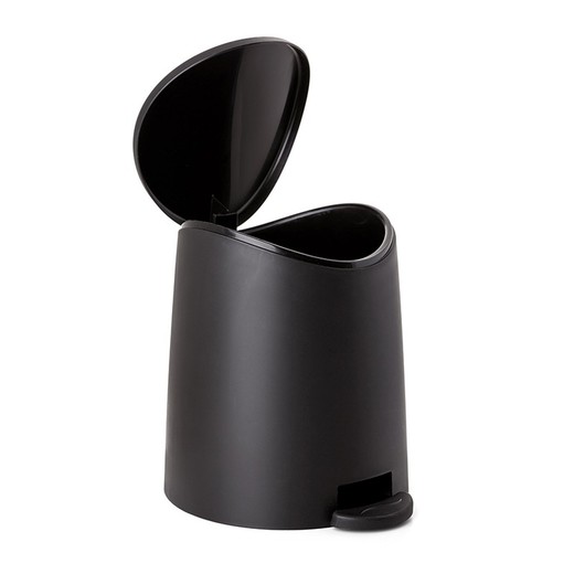 Cubo Baño 3 Litros Standard Negro Tatay