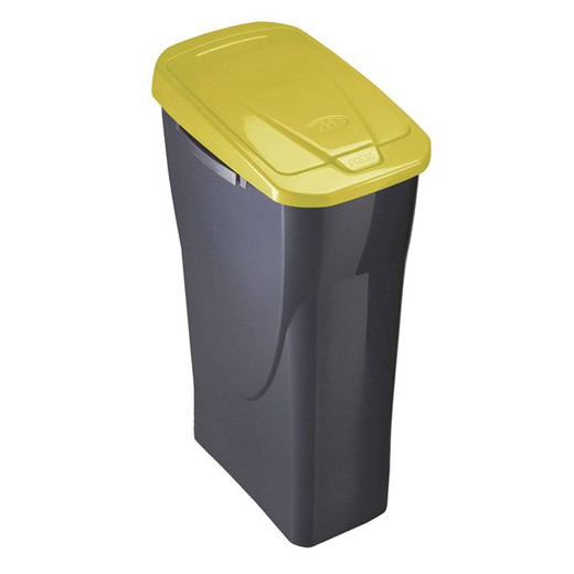 Cubo Ecobin 15l. Con Tapa Amarilla