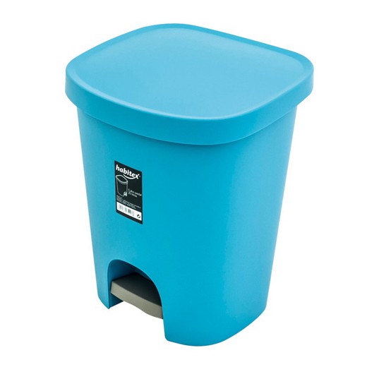 Cubo Pedal 25l Azul Habitex