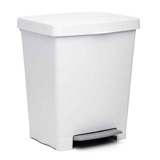 Cubo Pedal Cubik Blanco 23l. Tatay