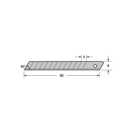 Cuchilla Cutter Lcb-30 10 Unidades Tajima