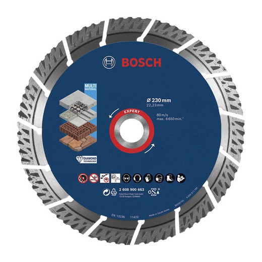 Disco Diamante Bosch Expert Multimaterial X-Lock