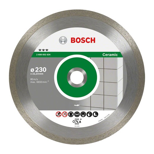 Disco Diamante Bosch Standard For Ceramic 1413H71 Bosch Accesorio para amoladora