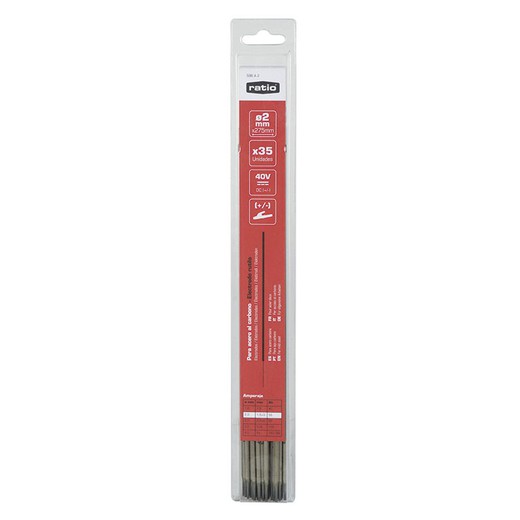 Electrodo Rutilo 1,6mm.35 Uds. Ratio