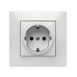 Enchufe Schuko Habitat15 16a-250v Blanco