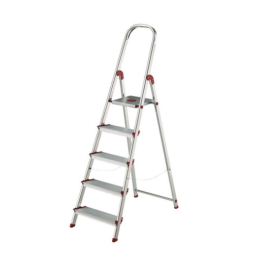 Escalera Norma 220. 5 Peldaños Rolser