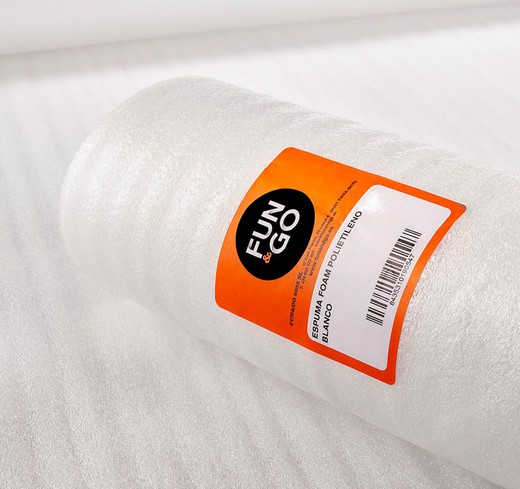 Espuma Foam 1 Mm Color Blanco 1,2m X25m