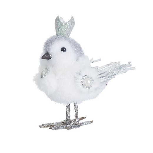 Figura Pajaro Con Corona 18 Cm.