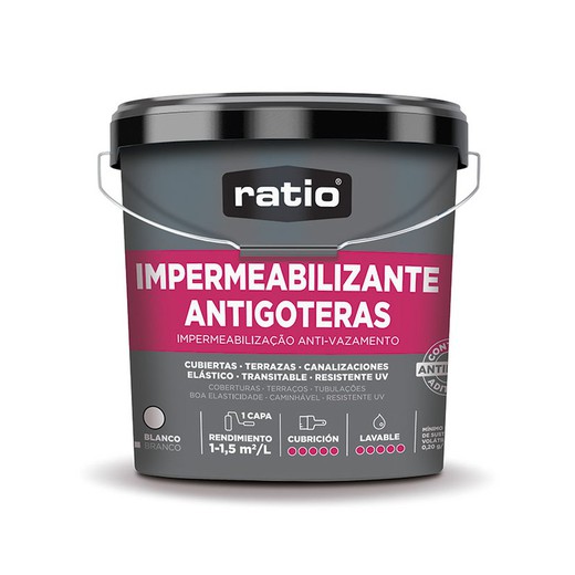 Impermeabilizante Blanco Ratio 15L