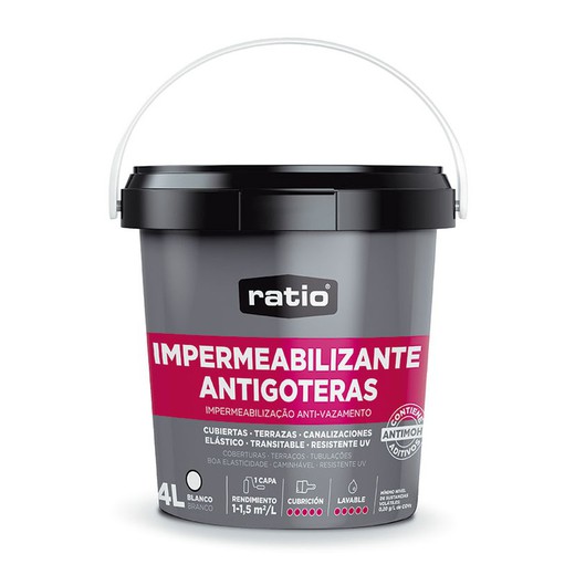 Impermeabilizante Gris Ratio 4L