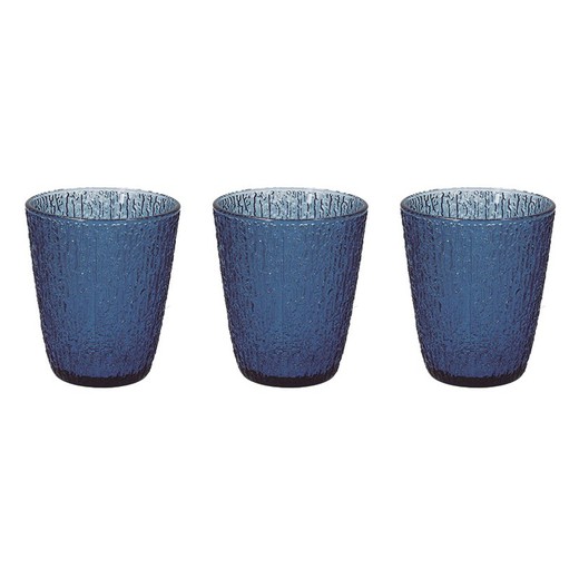 Juego 3 Vasos Davor Azul