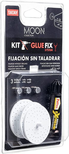 Kit Fijacion Sin Taladro Moon