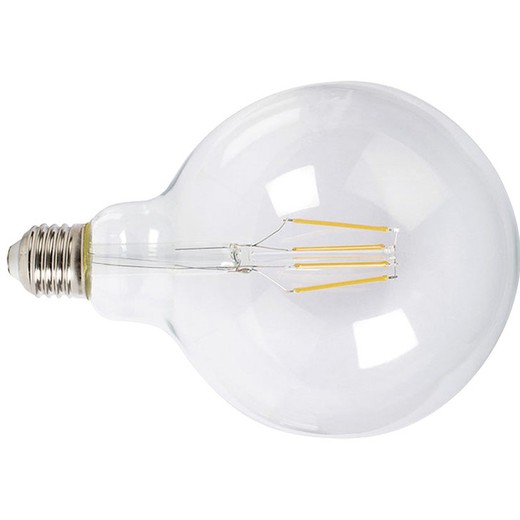 Bombilla Led Filam.Globo G125  6w 6400k Tran