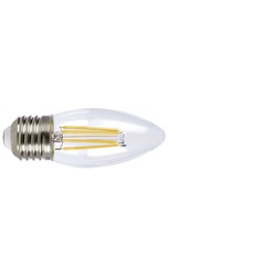 Bombilla Led Filam.Vela  E27 4w 6400k Transp