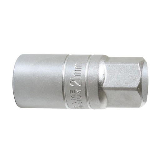 Llave Vaso Bujia 21mm.X1/2"Ratio