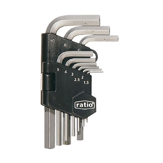 Llaves Allen Jgo.9 (1.5-10mm)Ratio