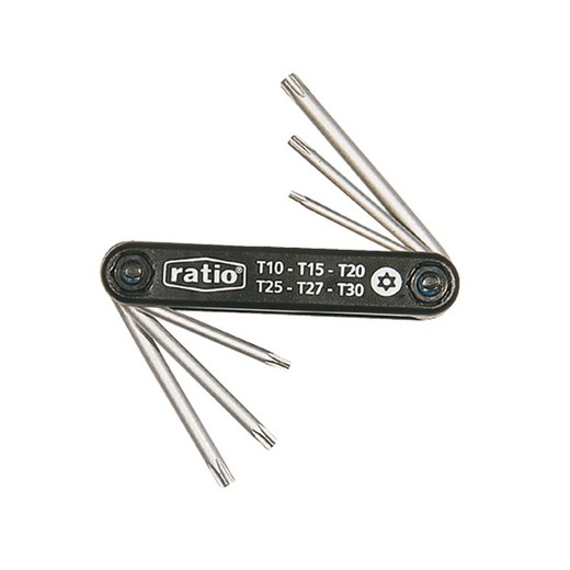 Llaves Torx Seguridadjgo.6 (T10-30)Ratio